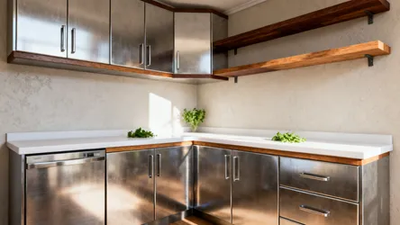 5 Smart Ideas for Kitchen Cabinet Design with Stainless Steel