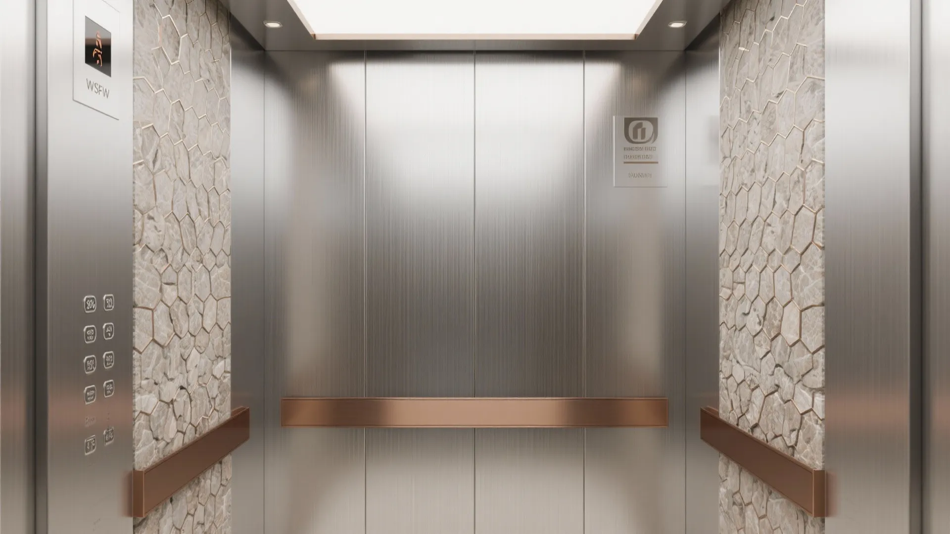 2) Satin Stainless + Stone Veneer: Durable Luxury That Ages Gracefully