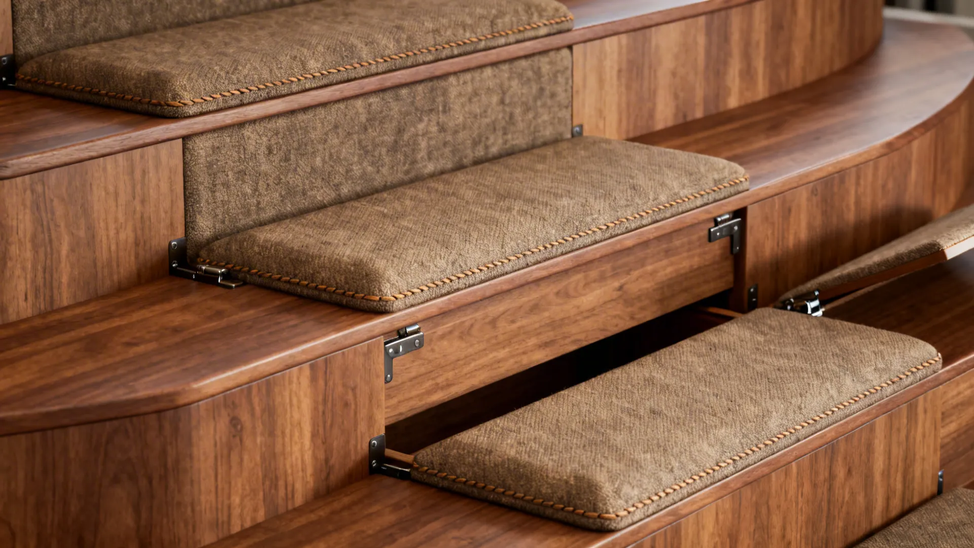 4. Multi-functional stair treads and seating