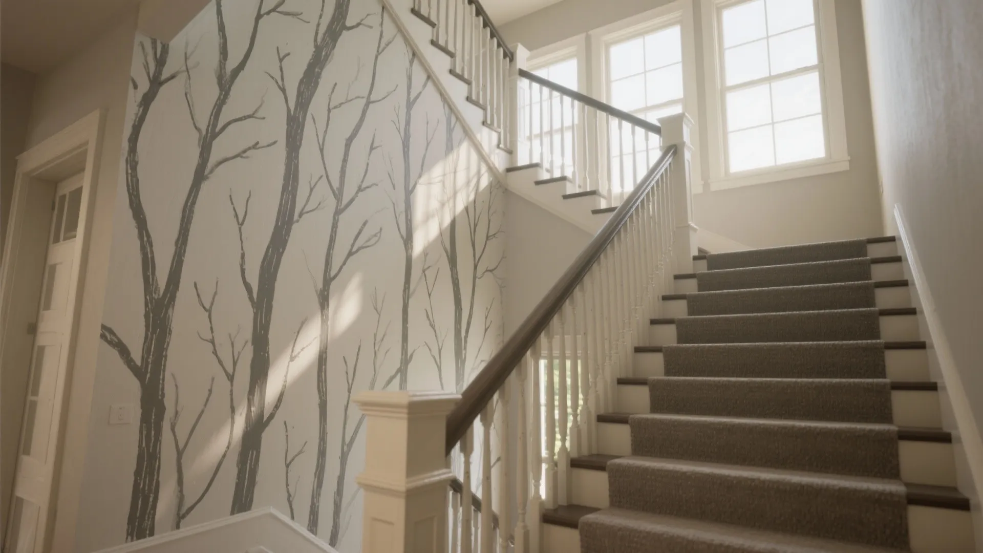 2. Branch Accent over the Staircase