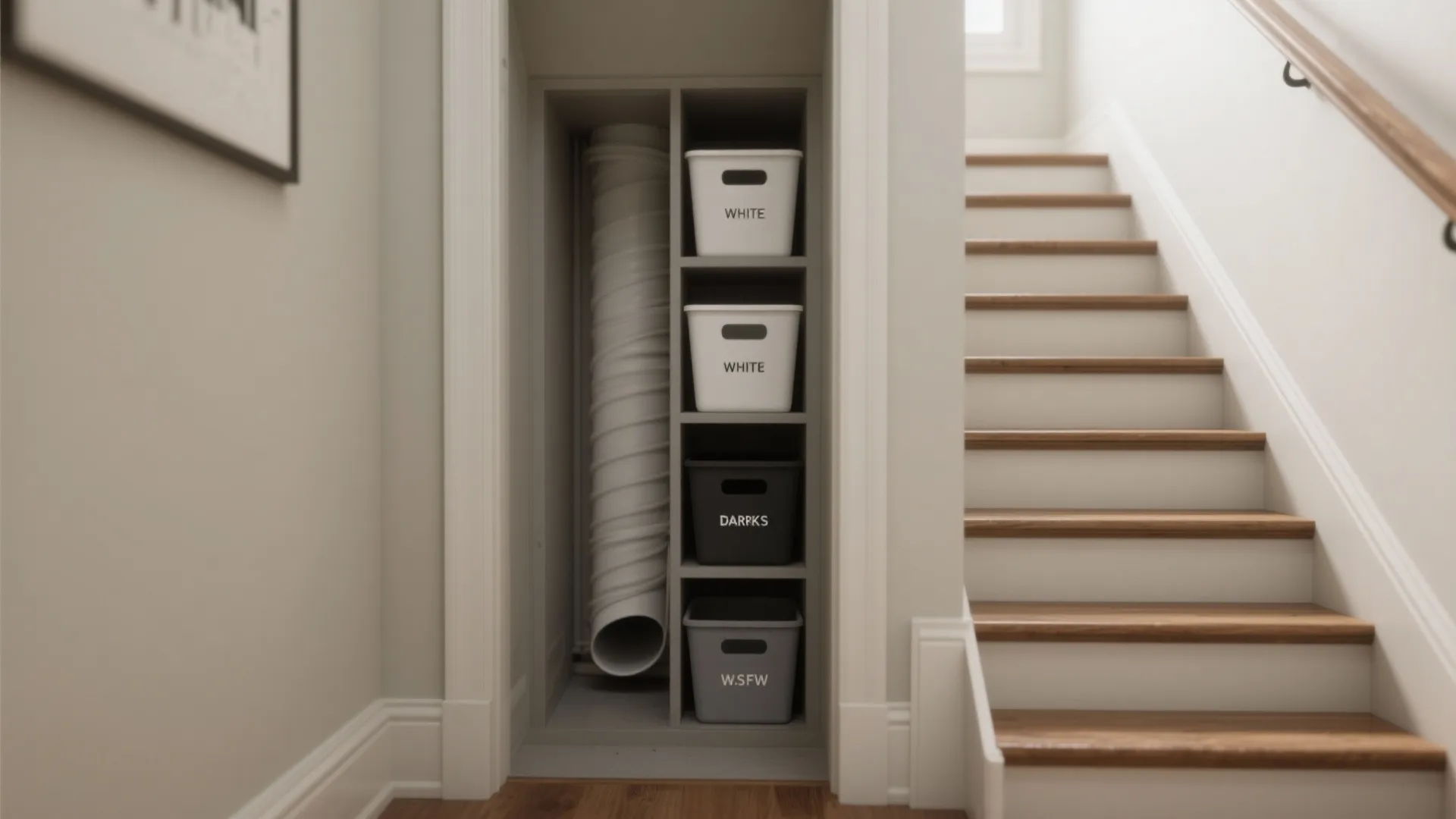 2. Stairwell-integrated chute