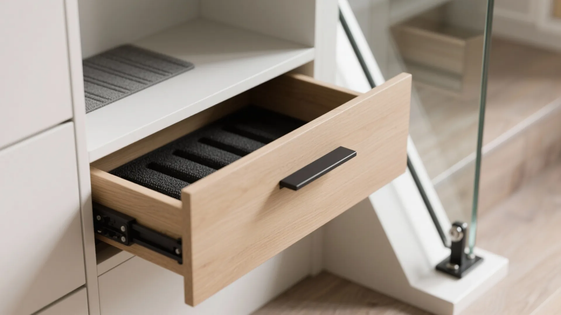 3) Staircases That Store, Display, and Divide