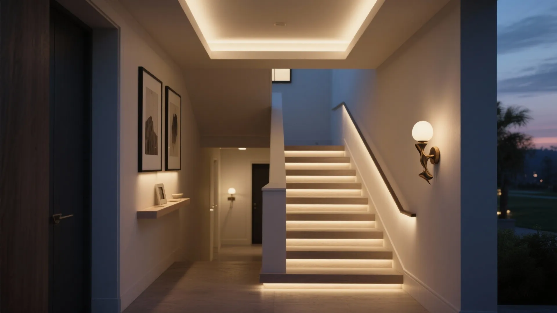 Lighting and art as wayfinding