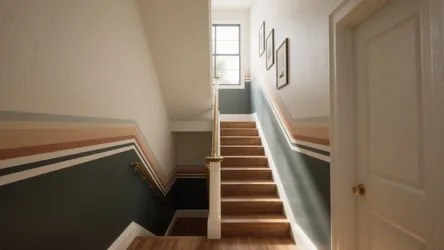 5 Staircase Wall Painting Ideas for Small Spaces