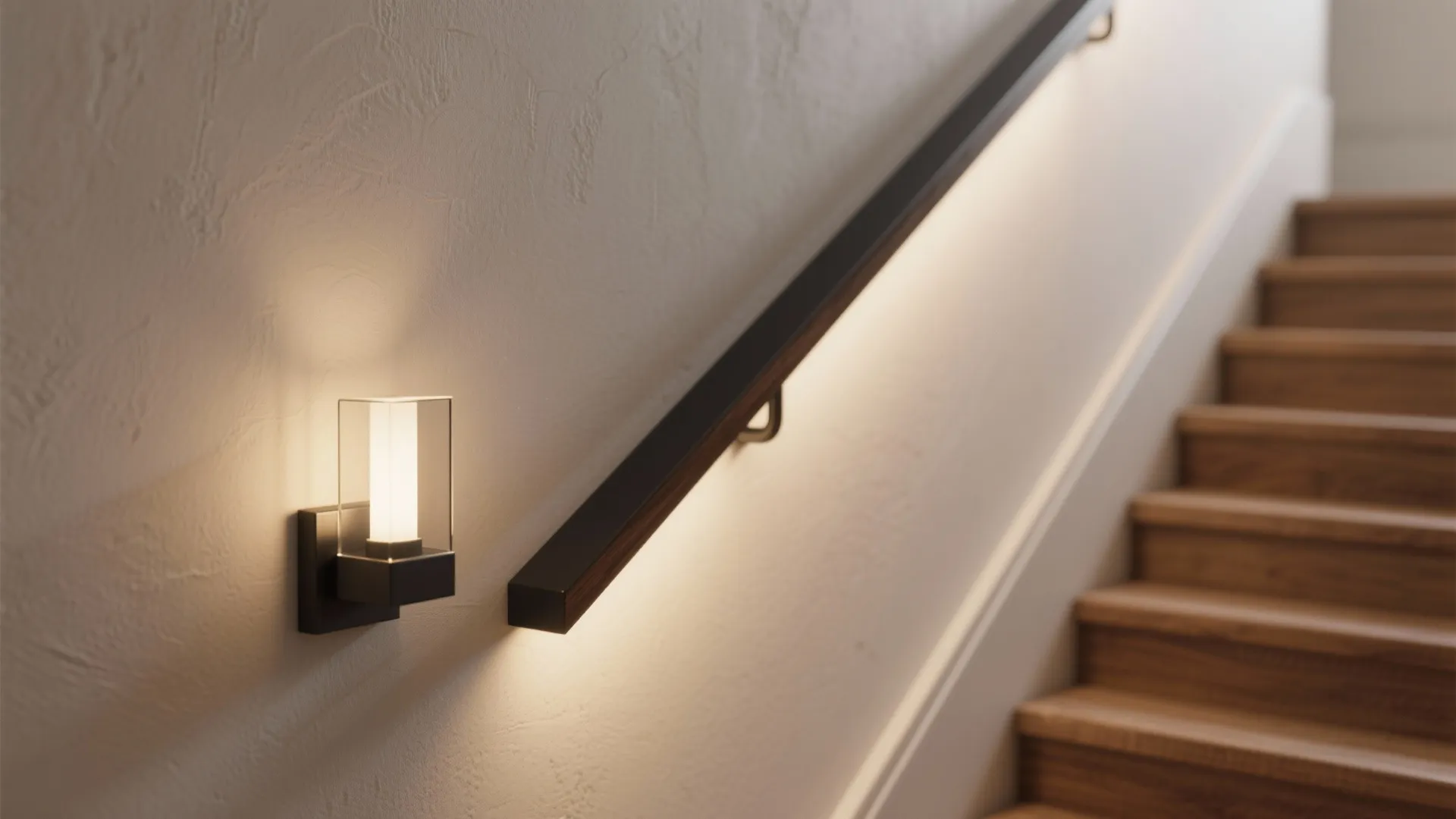 Stair Wall Lighting that Guides and Glows