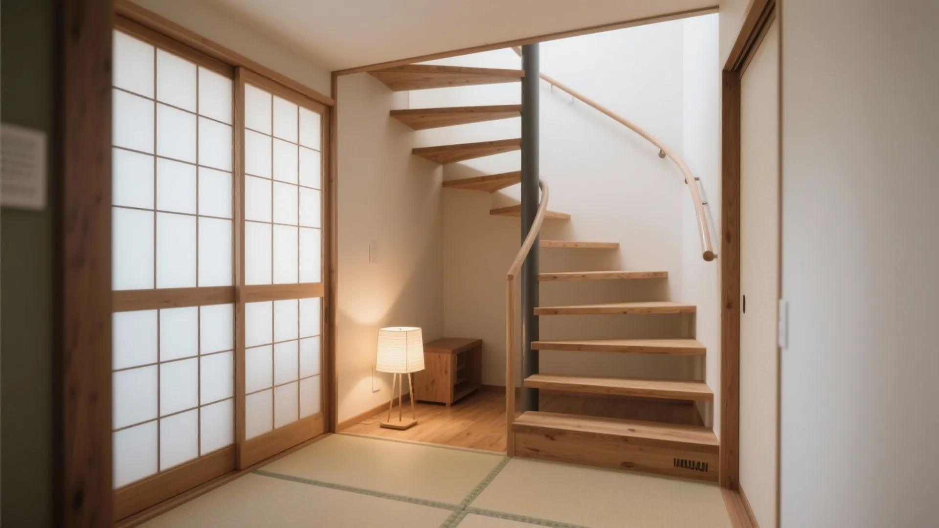Tips 2: 階段は「直線×踊り場」か「らせん×省スペース」（日式風格）
