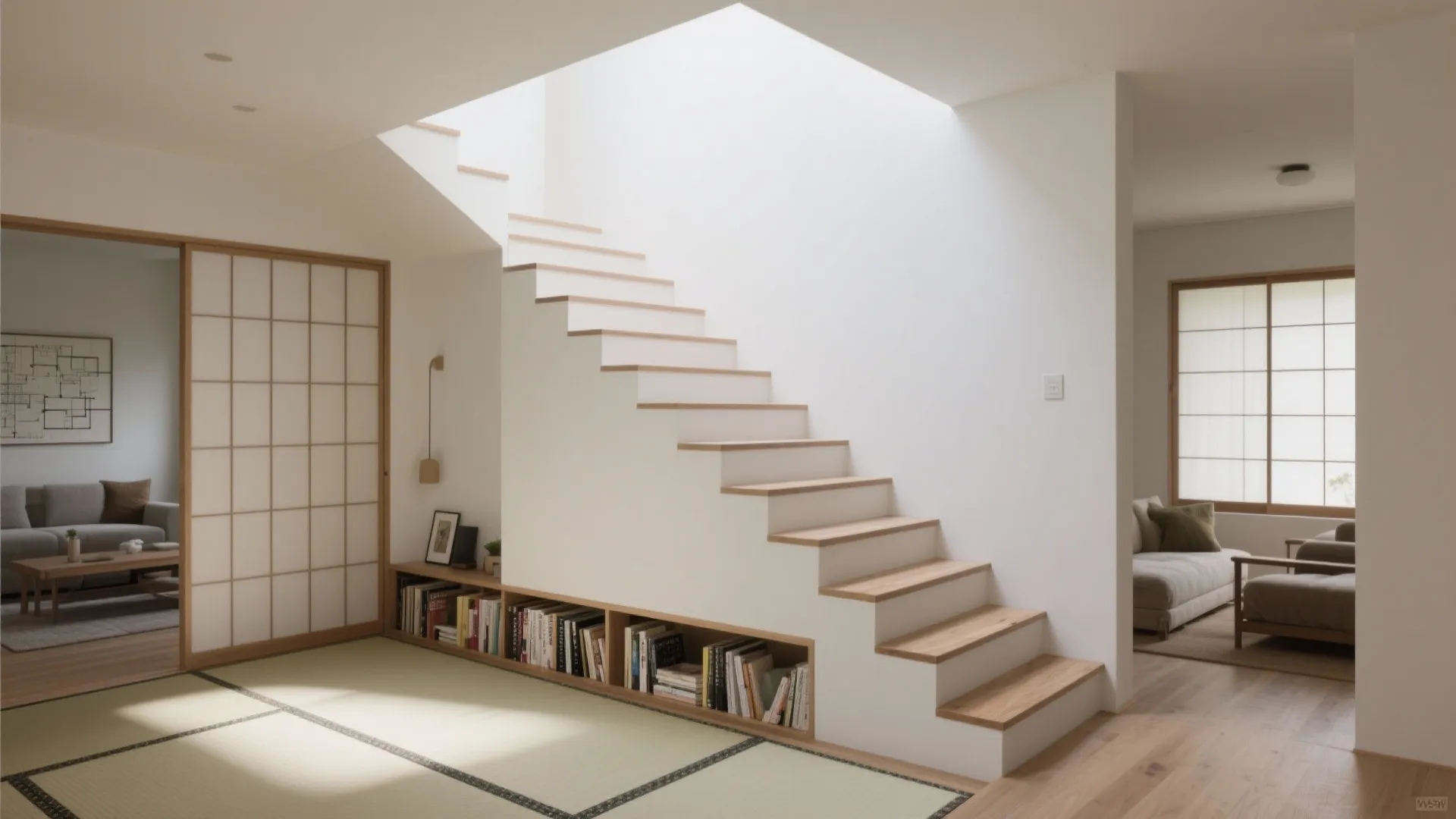 Tips 3: 段差のリズムを“リビングの視線設計”に使う（日式風格）