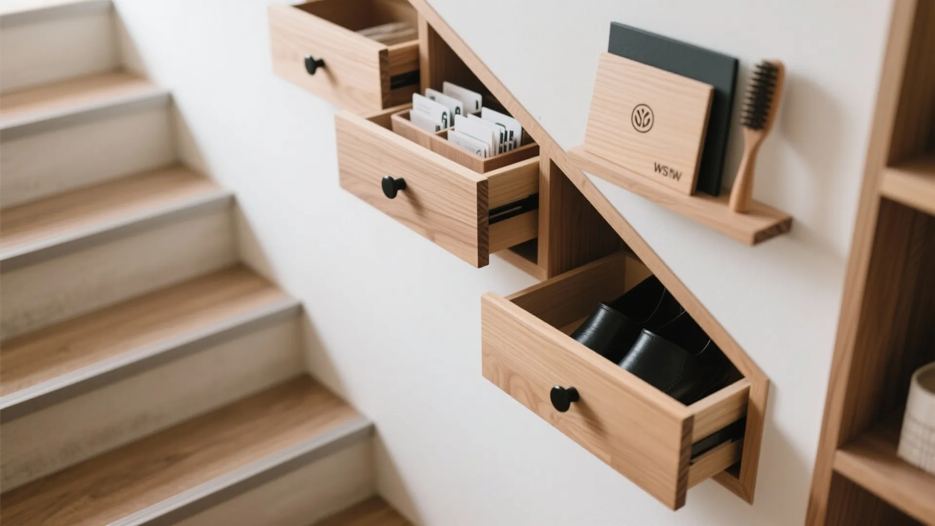 Tips 2: 蹴込み（けこみ）を薄型ドロワー化（収納技巧・動線規劃）