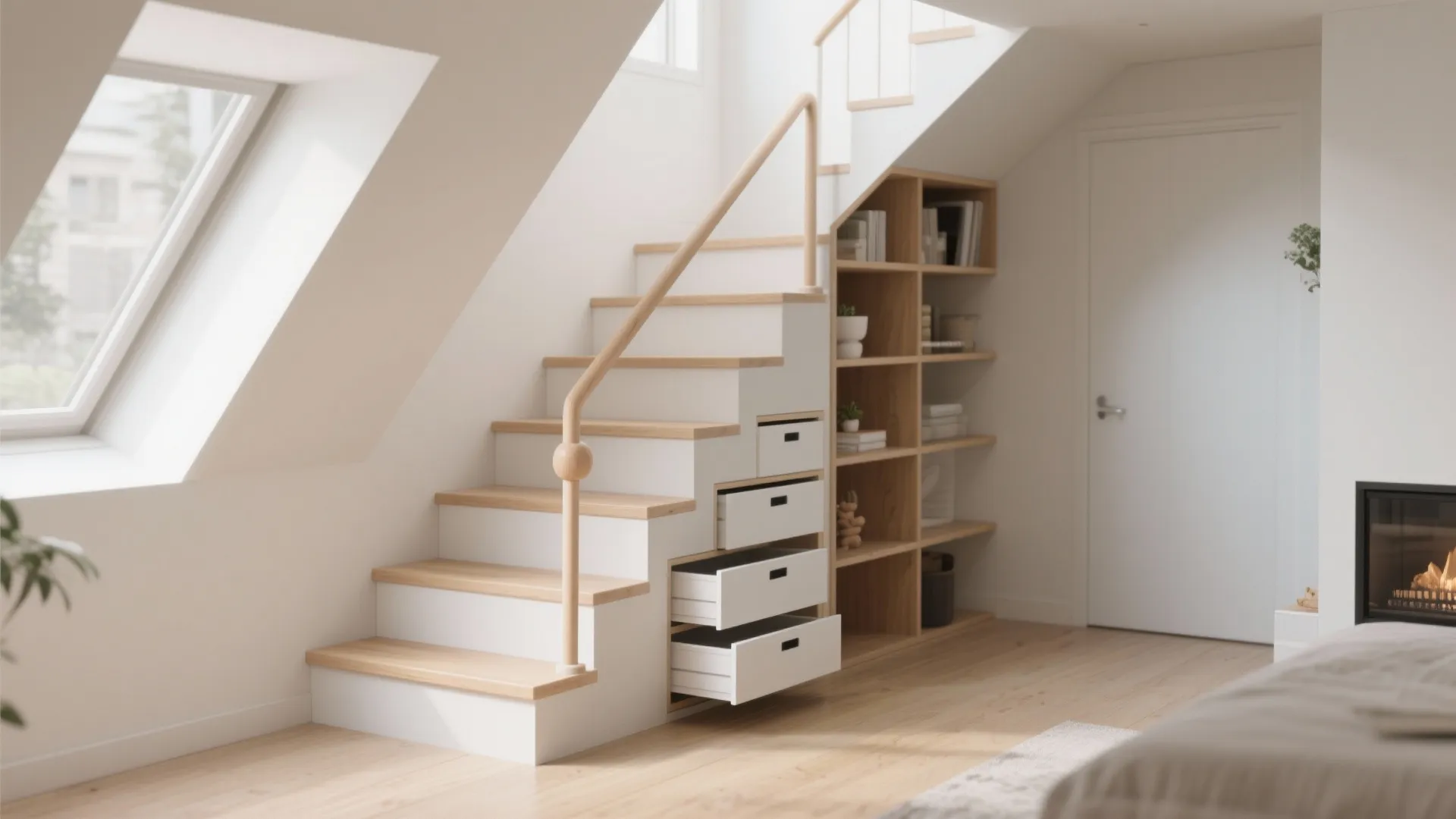 4. Make stairs do double duty