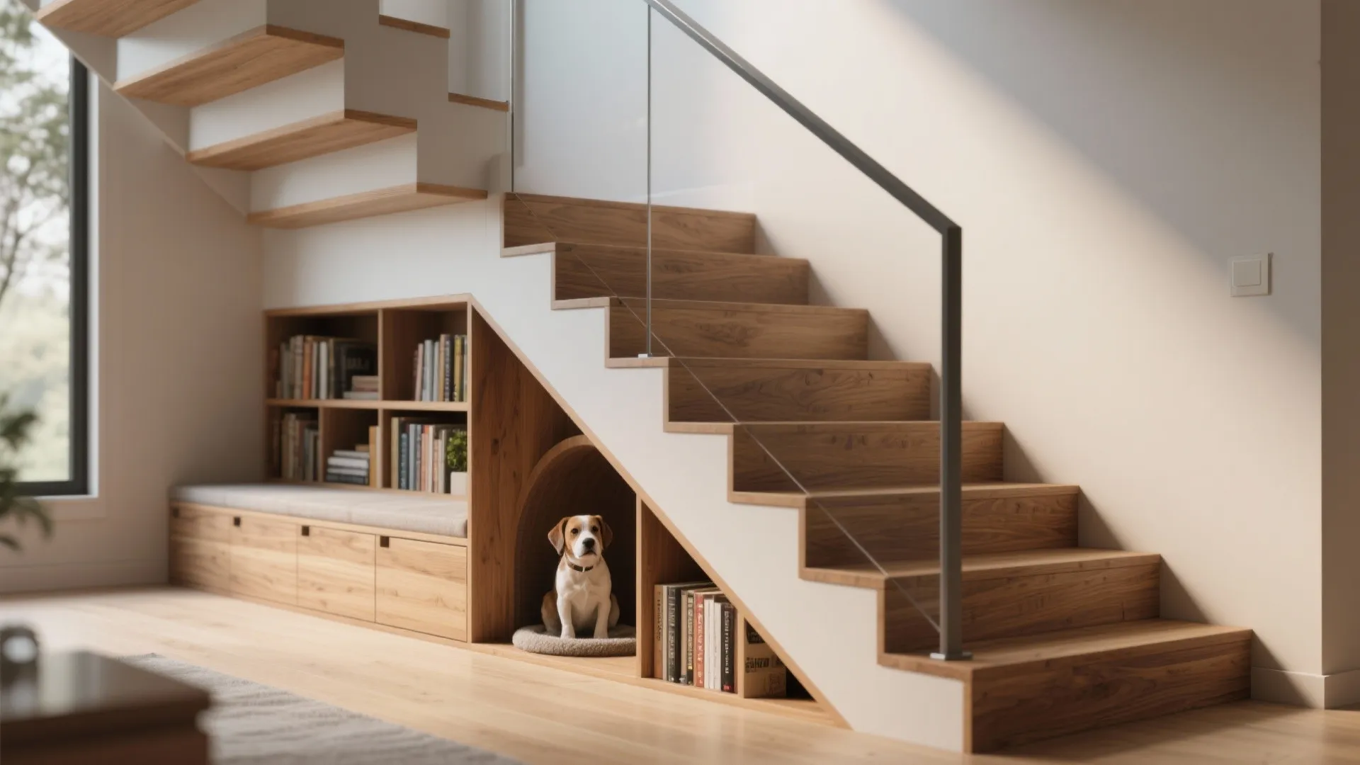 2. Staircase as a Feature and Space Saver