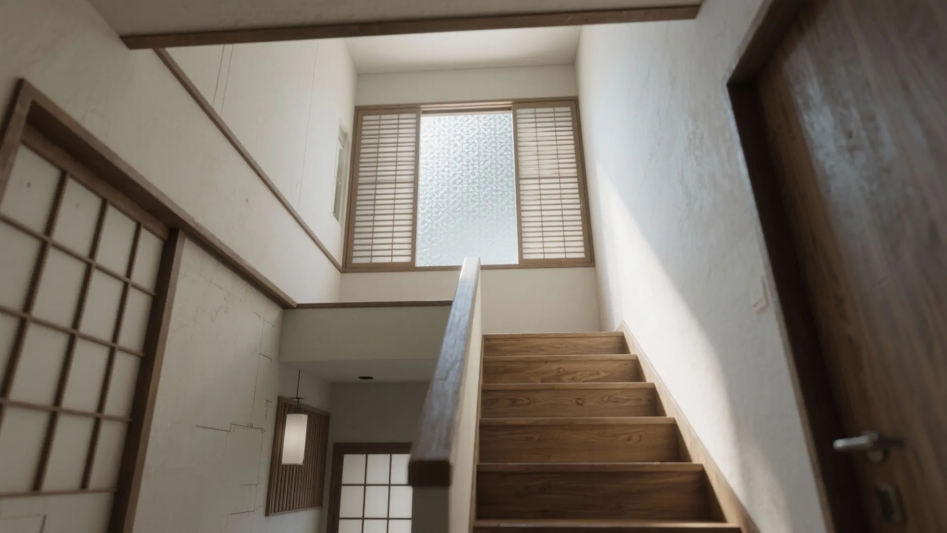 Tips 7: 階段上の抜けをつくる吹抜けとハイサイドライト（採光 × 通風）