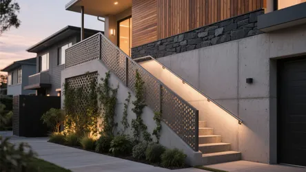 5 Outside Staircase Wall Design Ideas