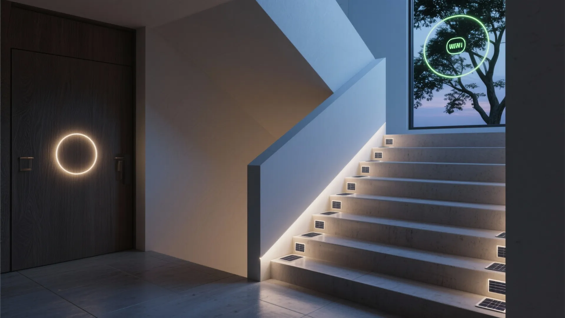 4. Create Staircase Glow Without Rewiring