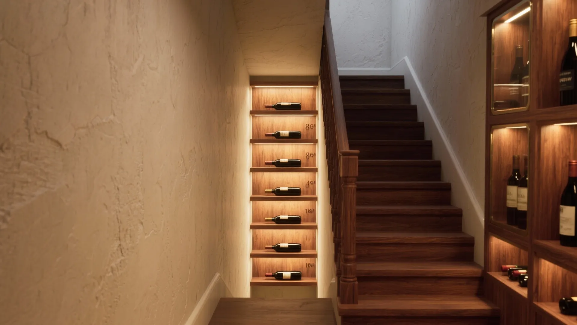 4. Staircase or nook niches