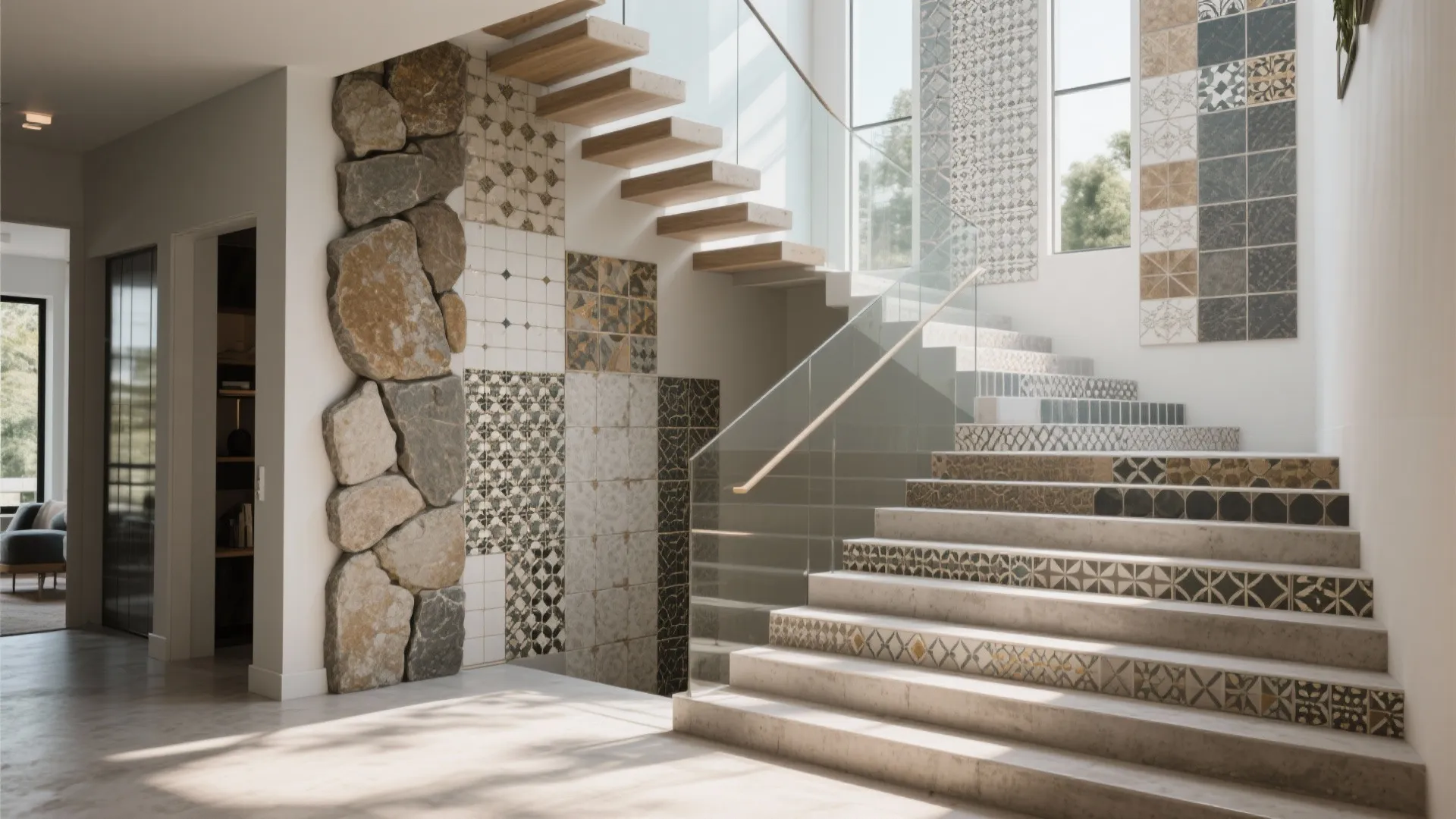 5 Inspiring Stair Wall Tile Designs: Creative tile ideas to transform your staircase walls