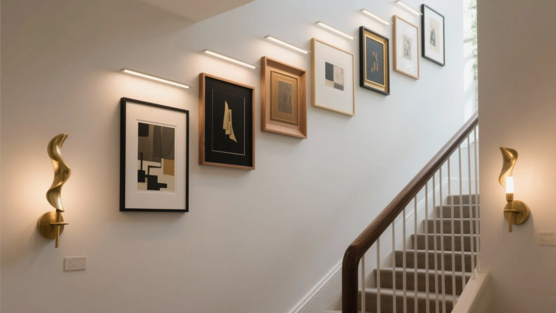 Gallery Wall + Layered Lighting