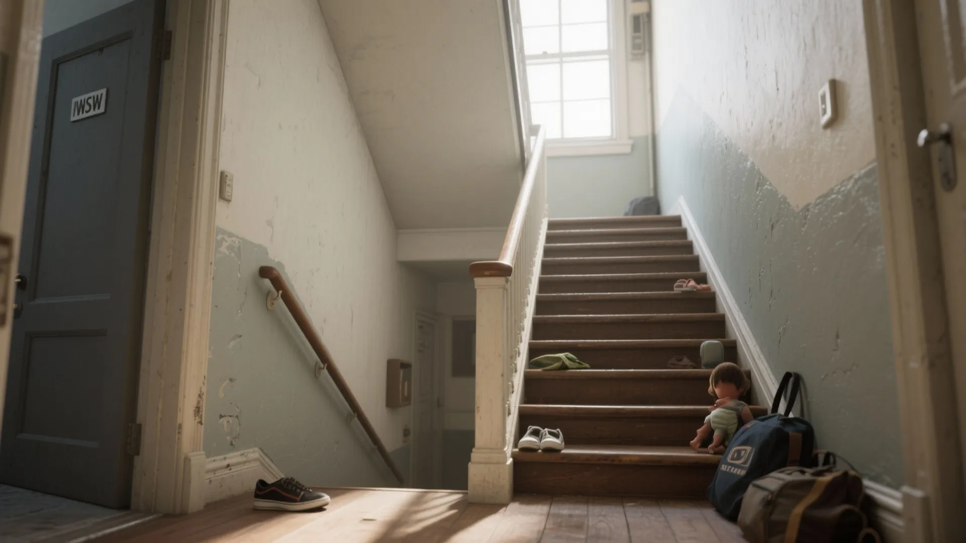 2. Durable stairwells and high-traffic hallways