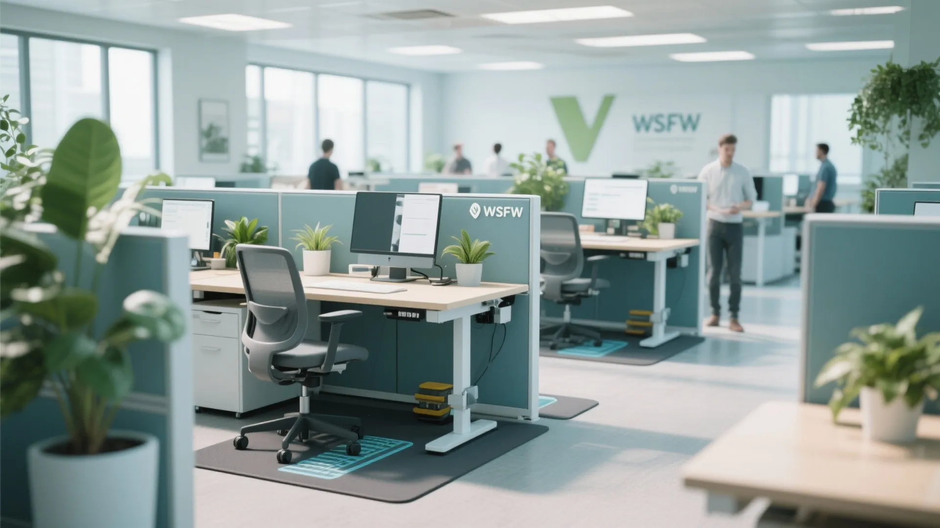 3. Standing Cubicles