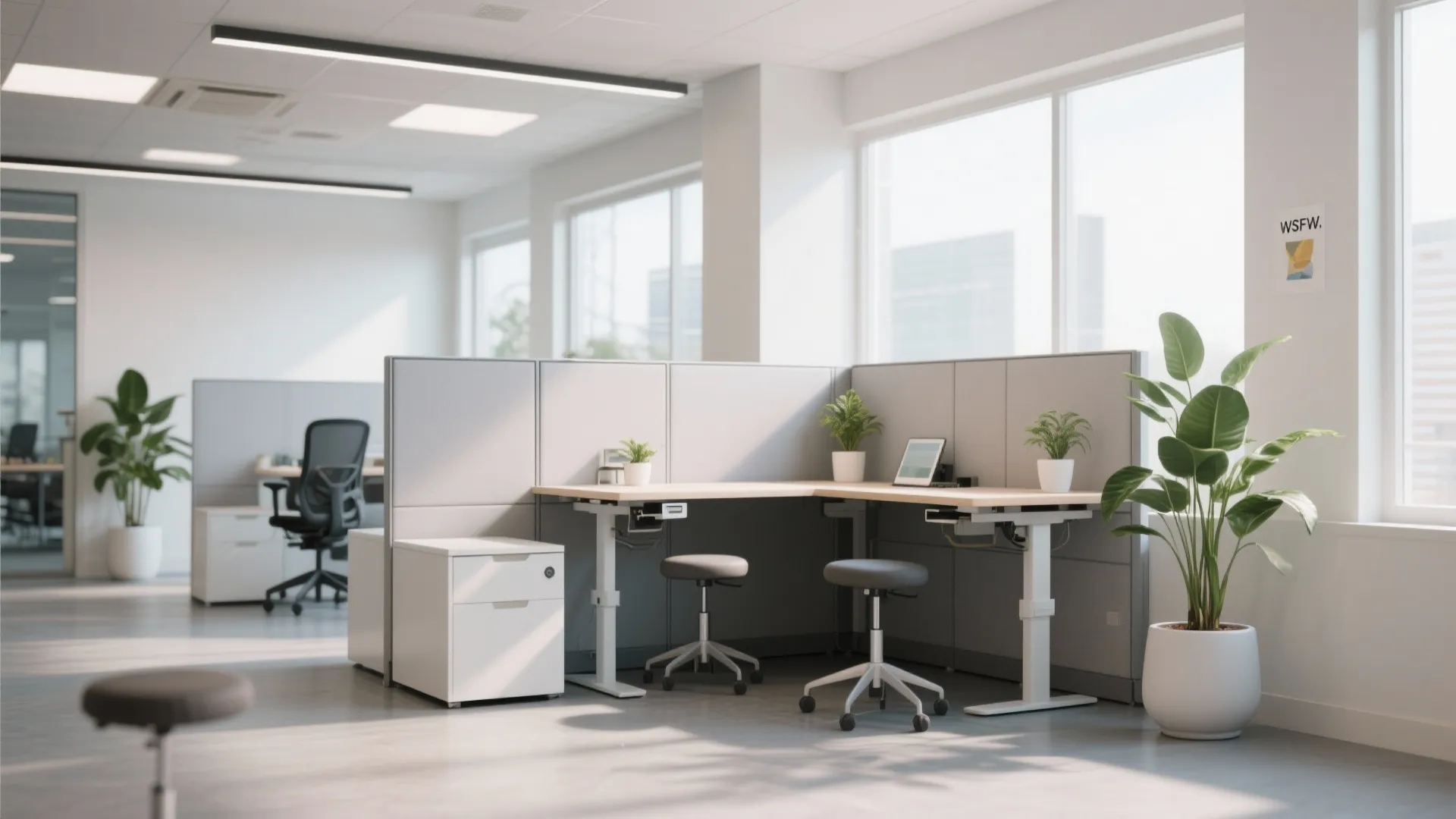 5. Standing Desk Cubicles
