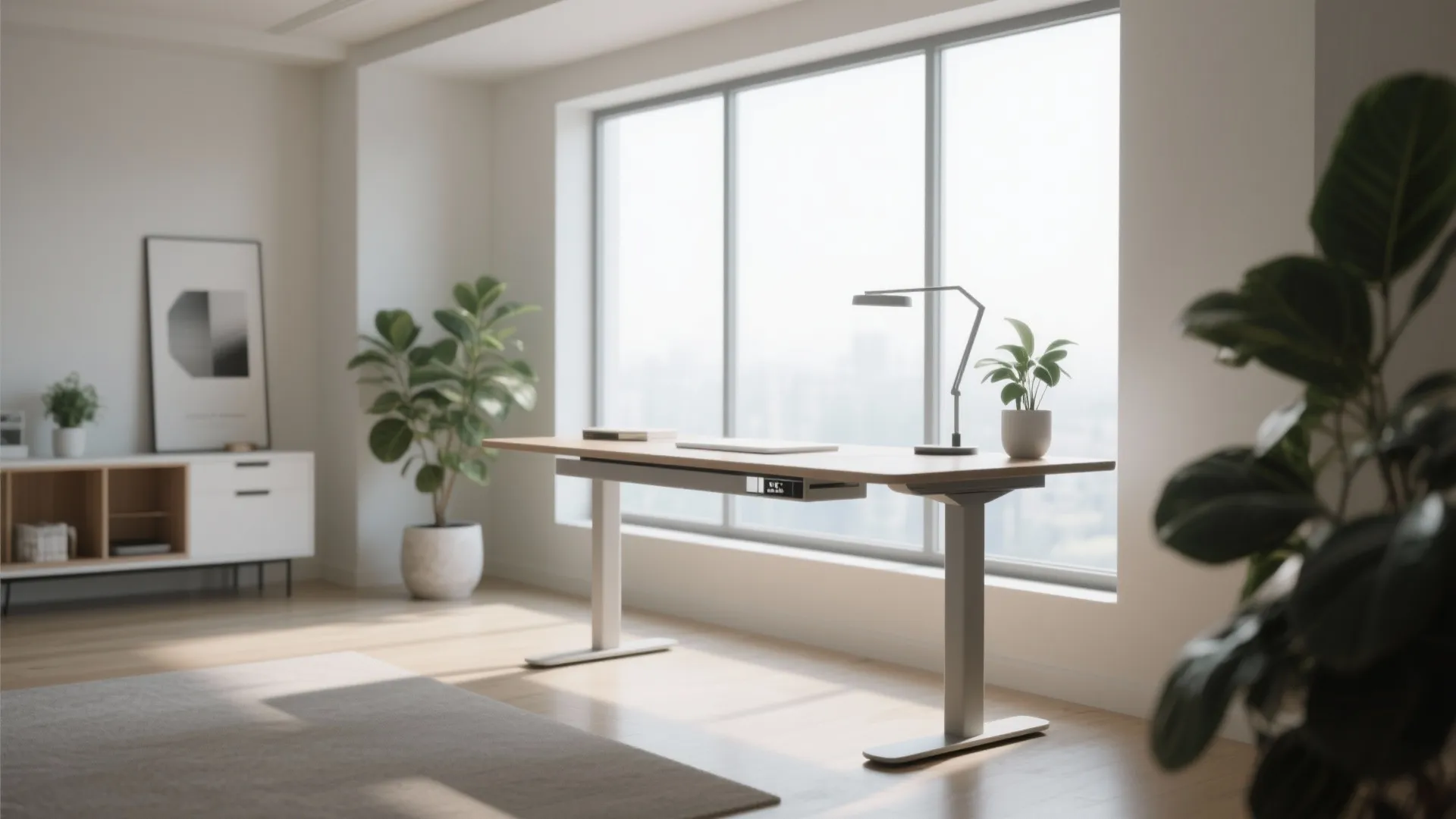 4. Standing Desk by the Window