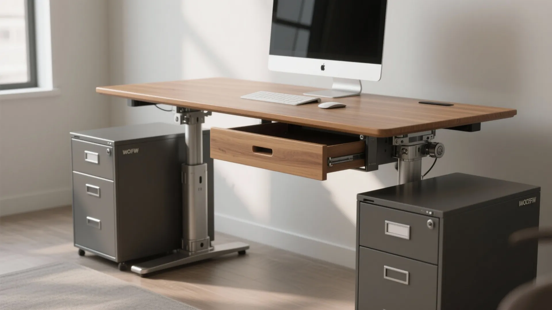 5. Convert to a standing desk and hidden storage