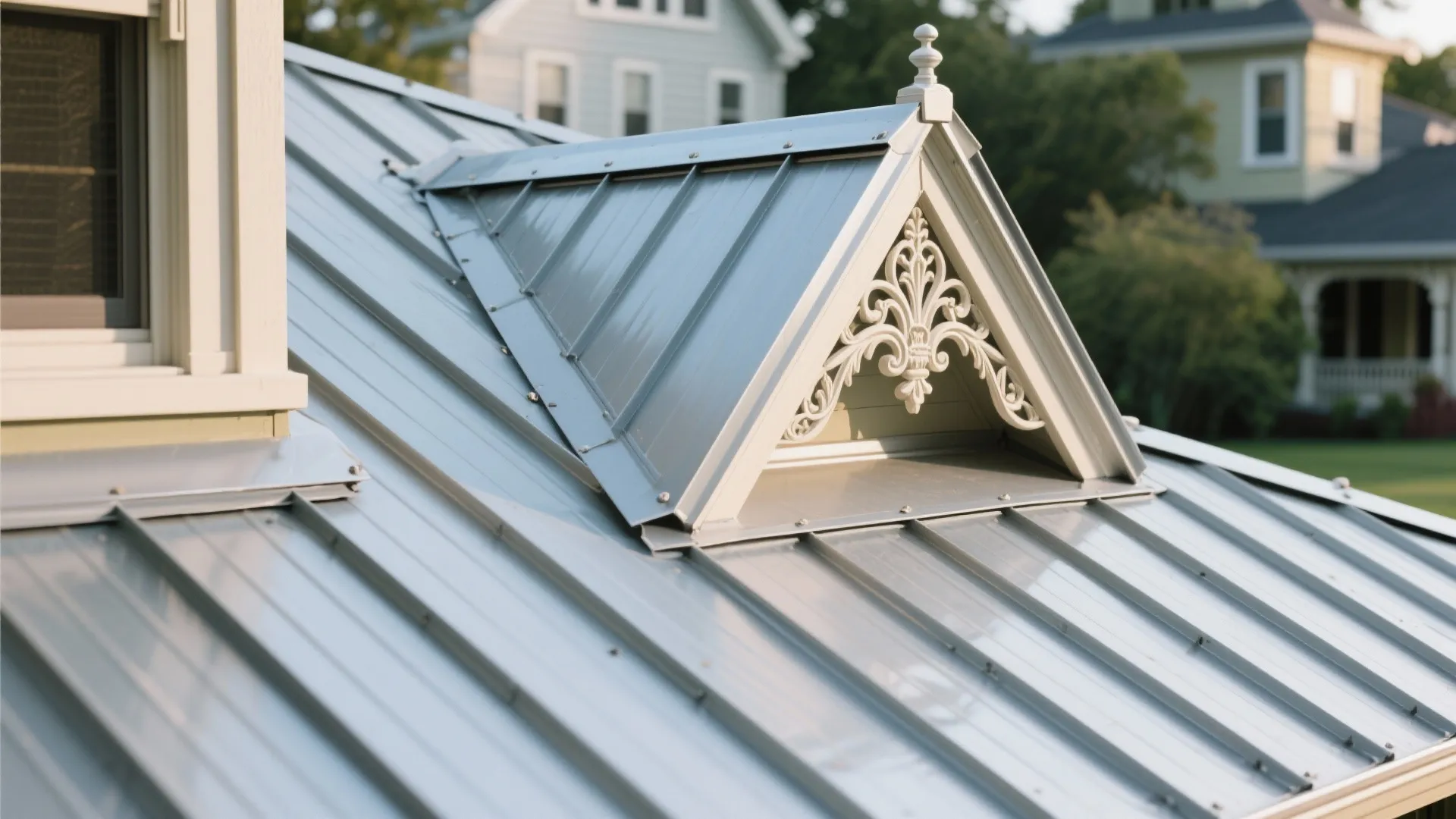 3. Standing Seam with Ornamental Ridges