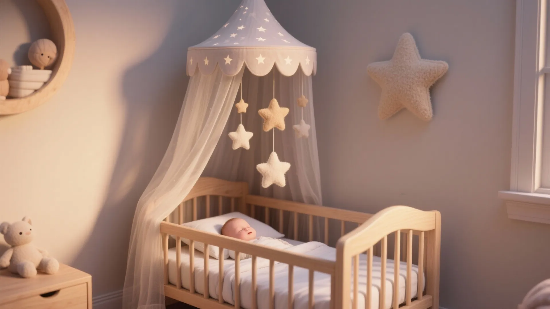 Starry Canopy & Mobile Magic (Safely Done)