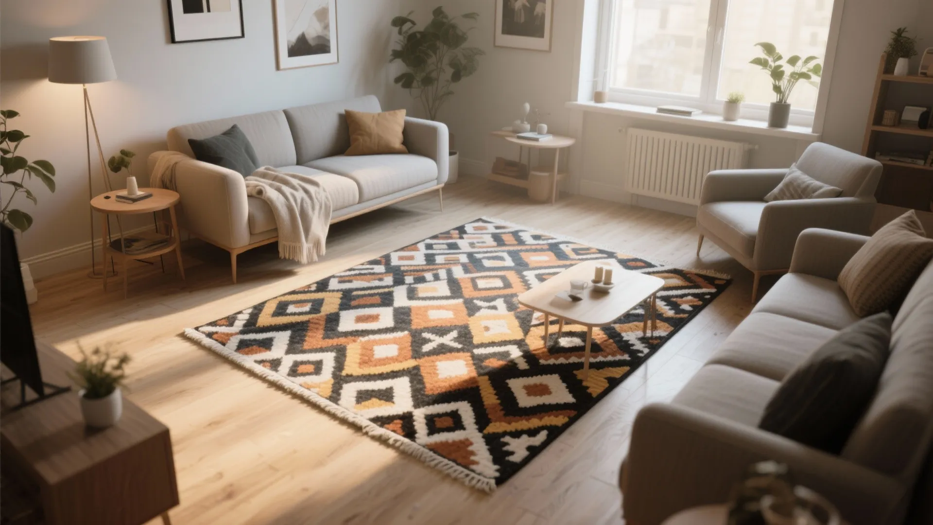 2. Statement Area Rug