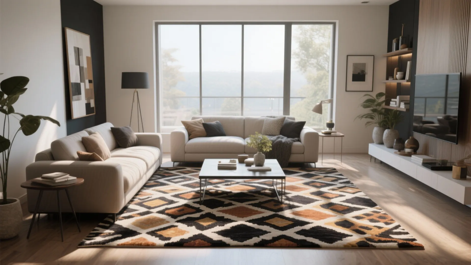 4. Statement Area Rug