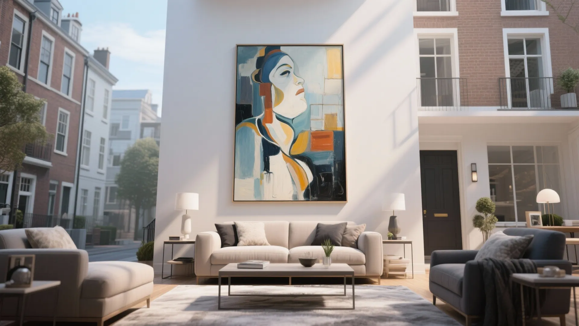 Statement Art as Focal Point