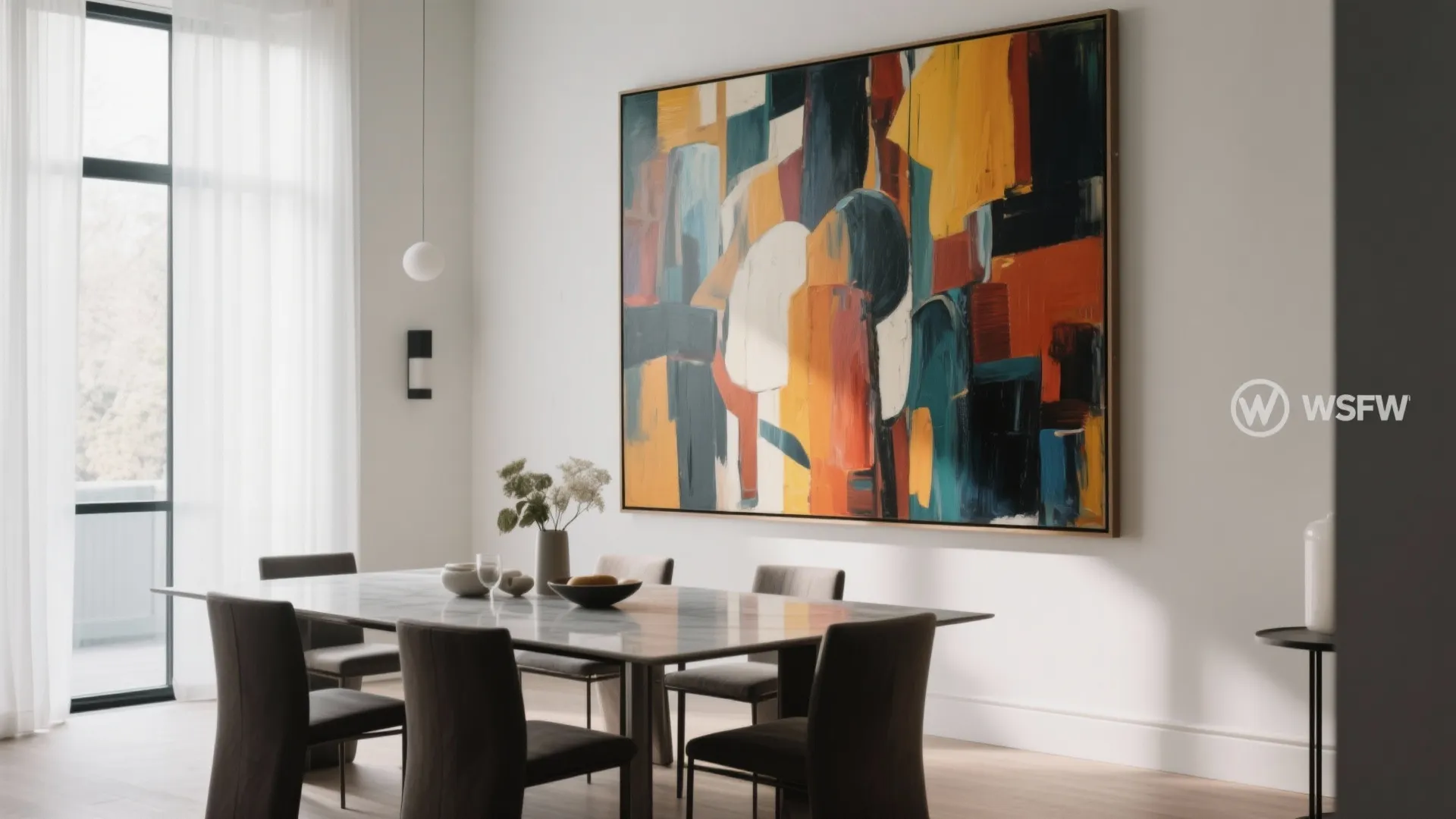 1. Statement Art Piece