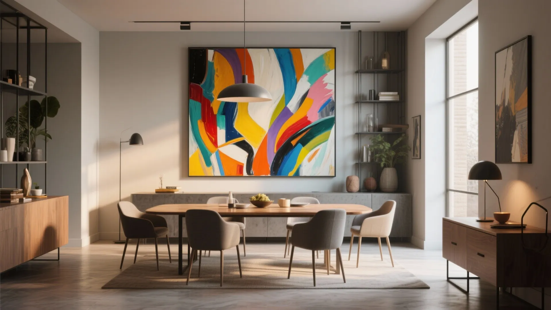 1. Statement Art as a Focal Point