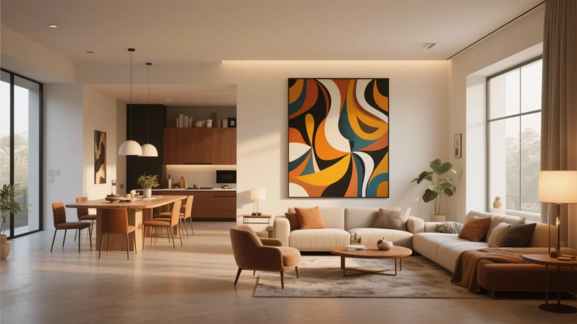 7. Statement Art as a Divider