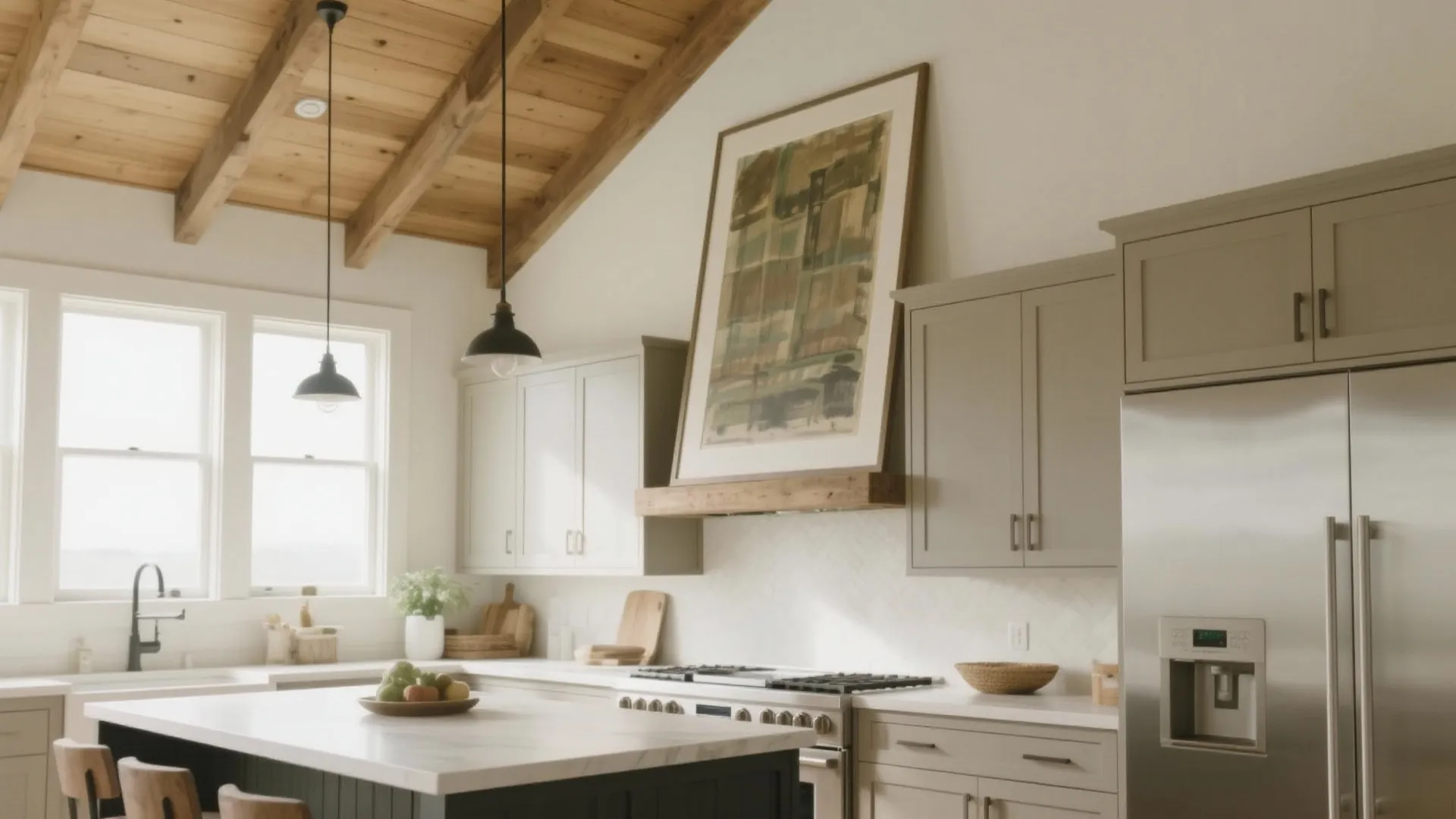 3. Oversized Statement Art