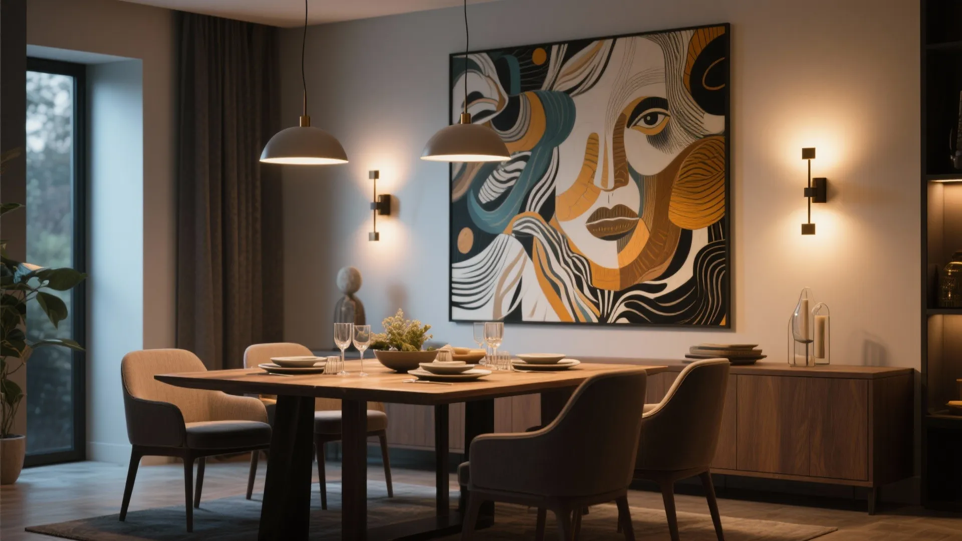 9. Statement Art Lights