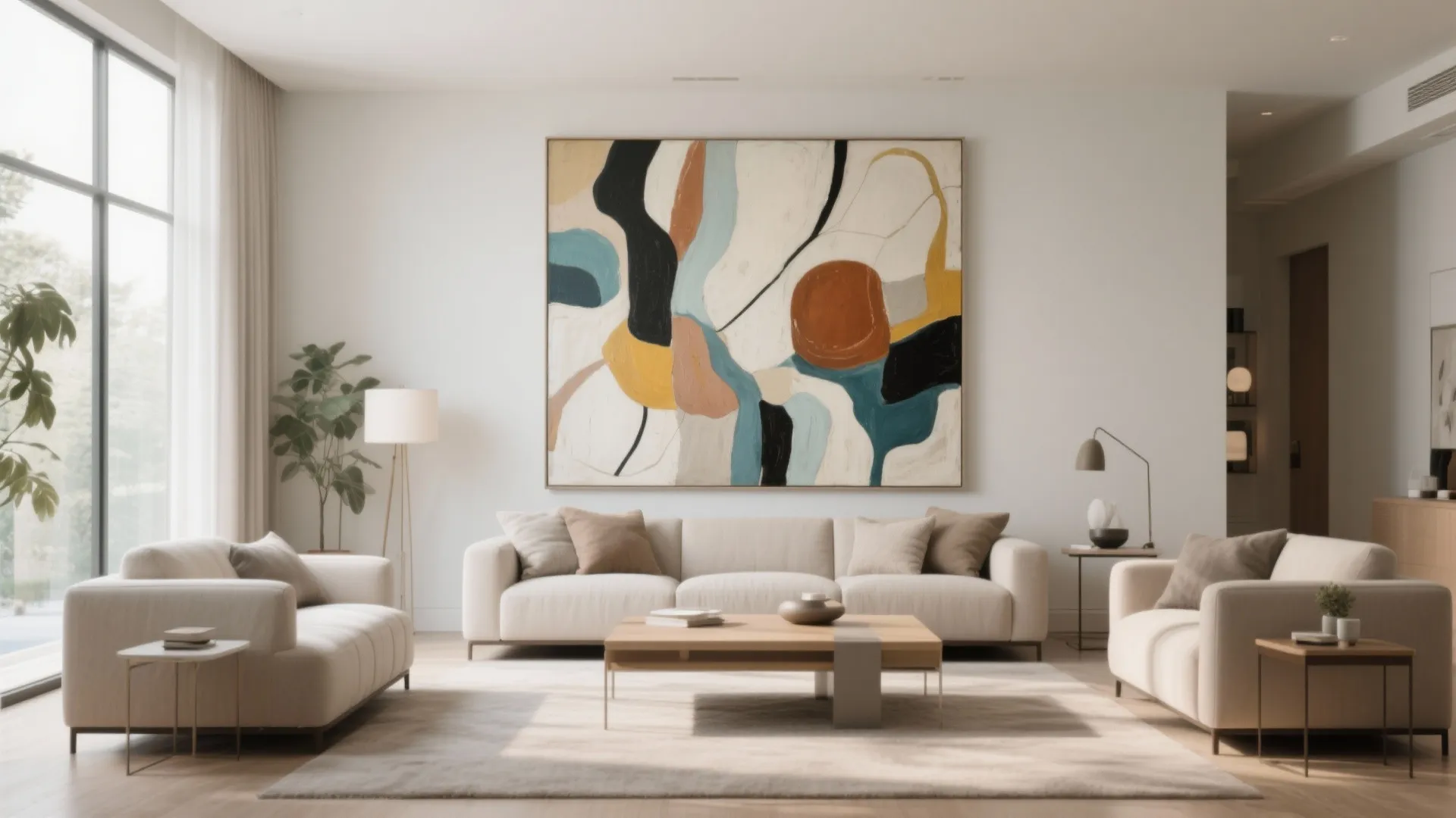 4. Statement Art Walls