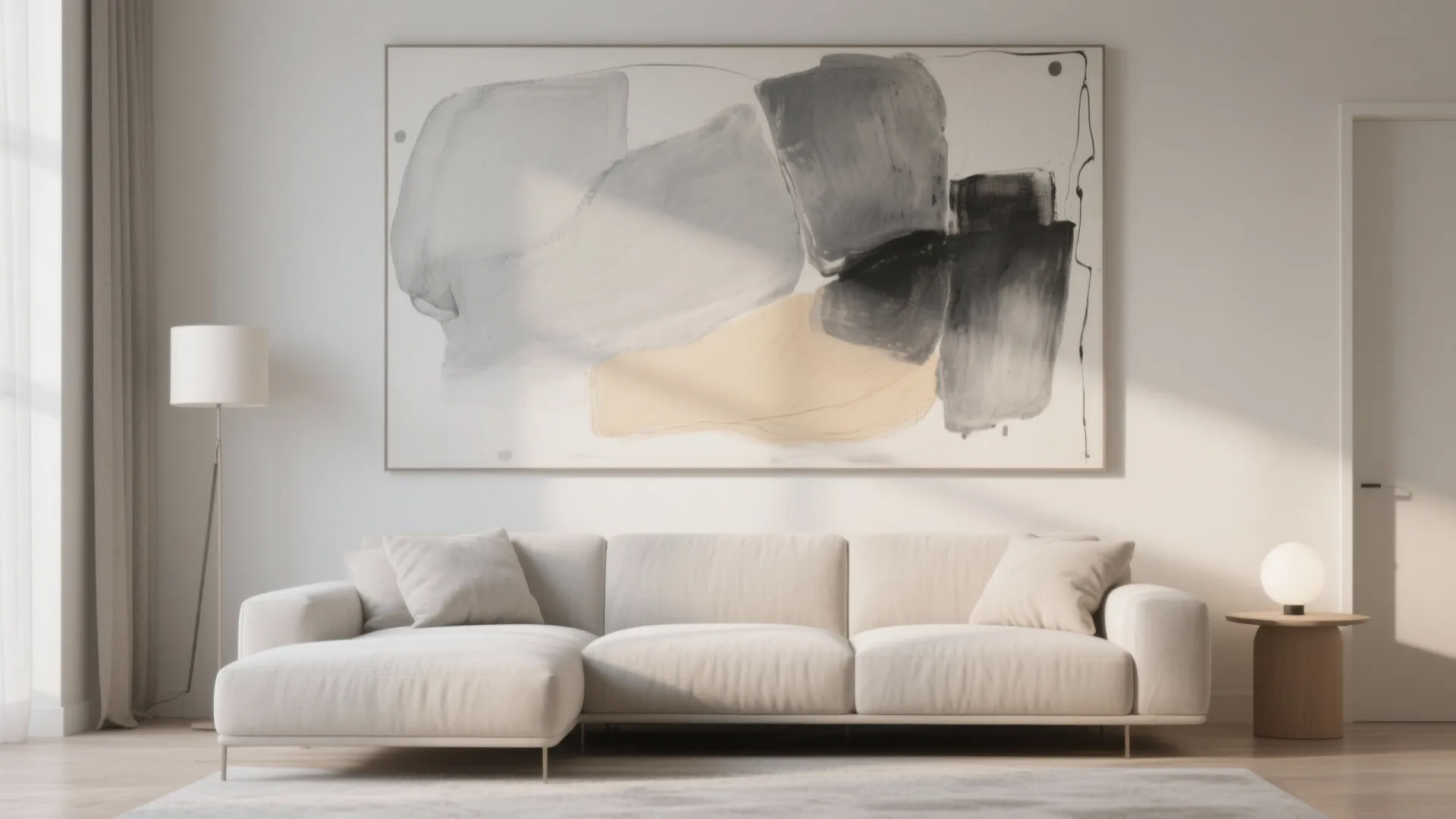 Statement Art in Muted Tones