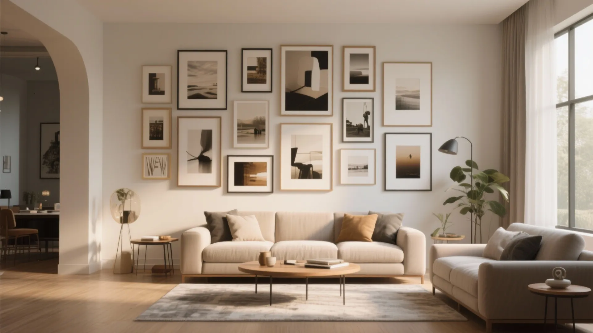 7. Statement art wall