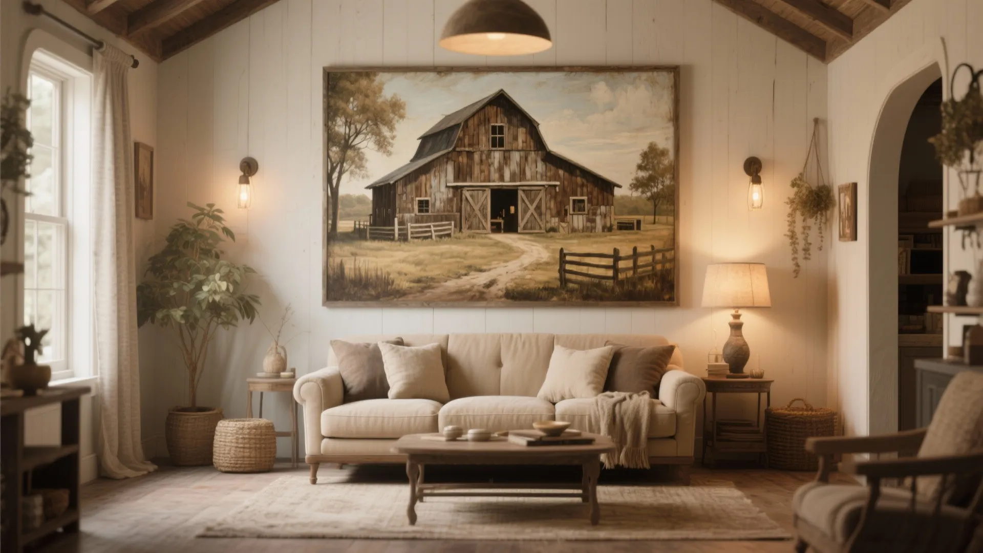 10. Statement Rustic Artwork