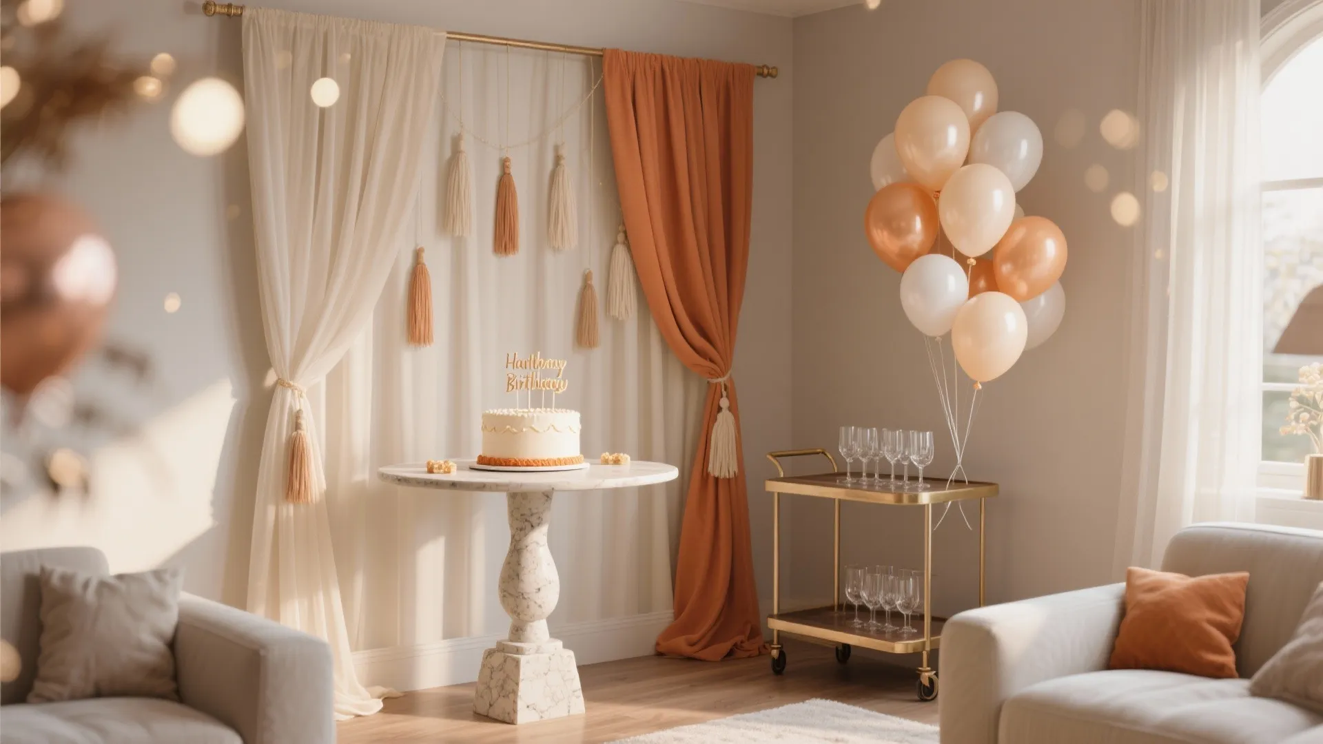 Statement Backdrop: Photo-Ready Corner That Sets the Theme