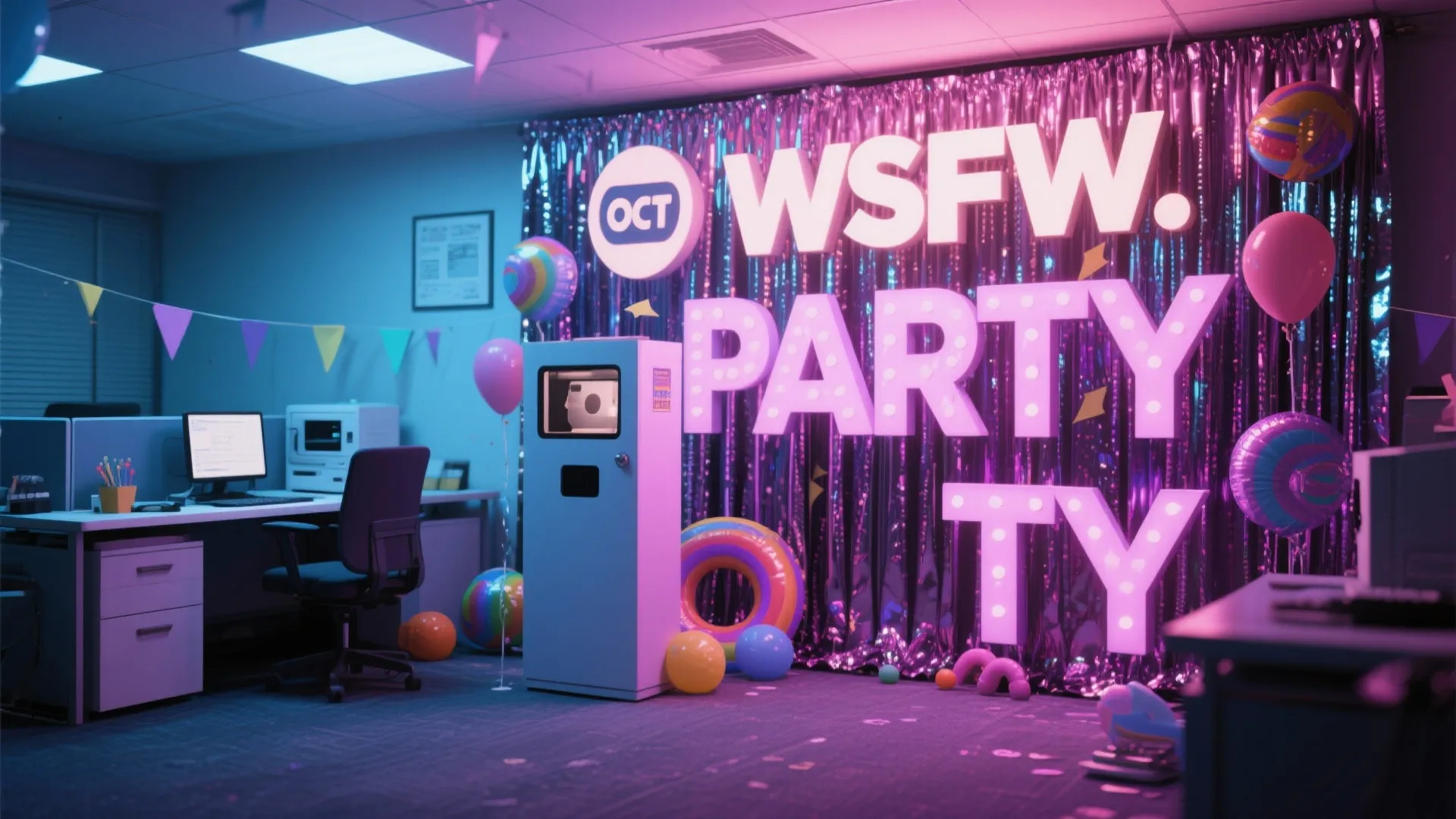 3. Statement Backdrop Wall