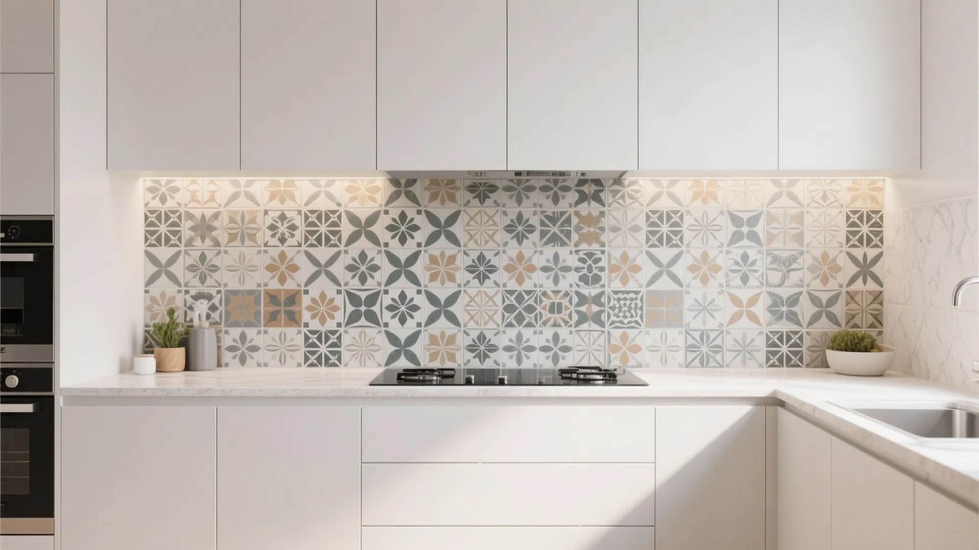 10. Statement Backsplash