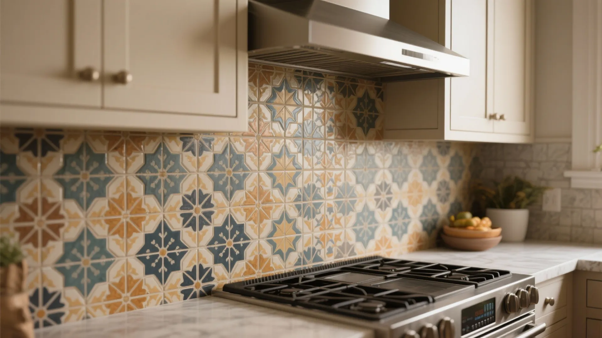 10. Statement Backsplash