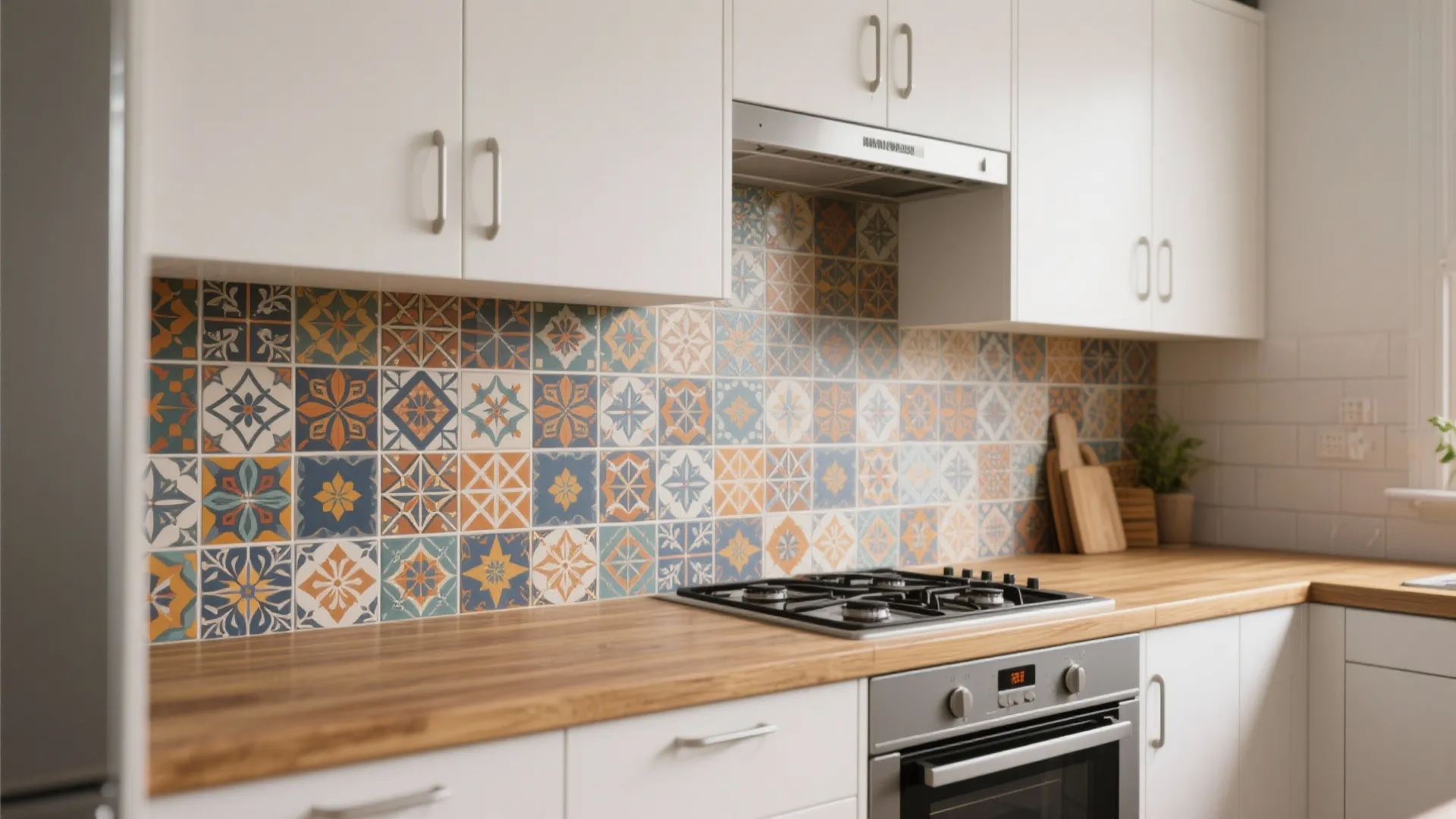 10. Statement Backsplash