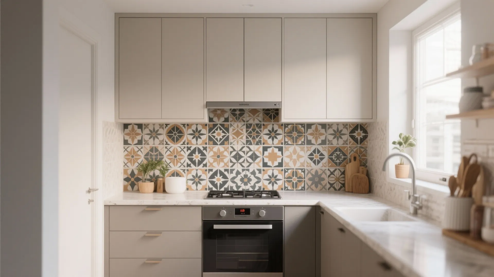 9. Statement Backsplashes