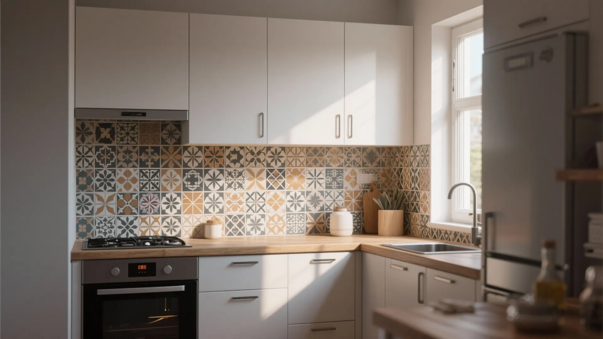 Idea 5: Statement Backsplash