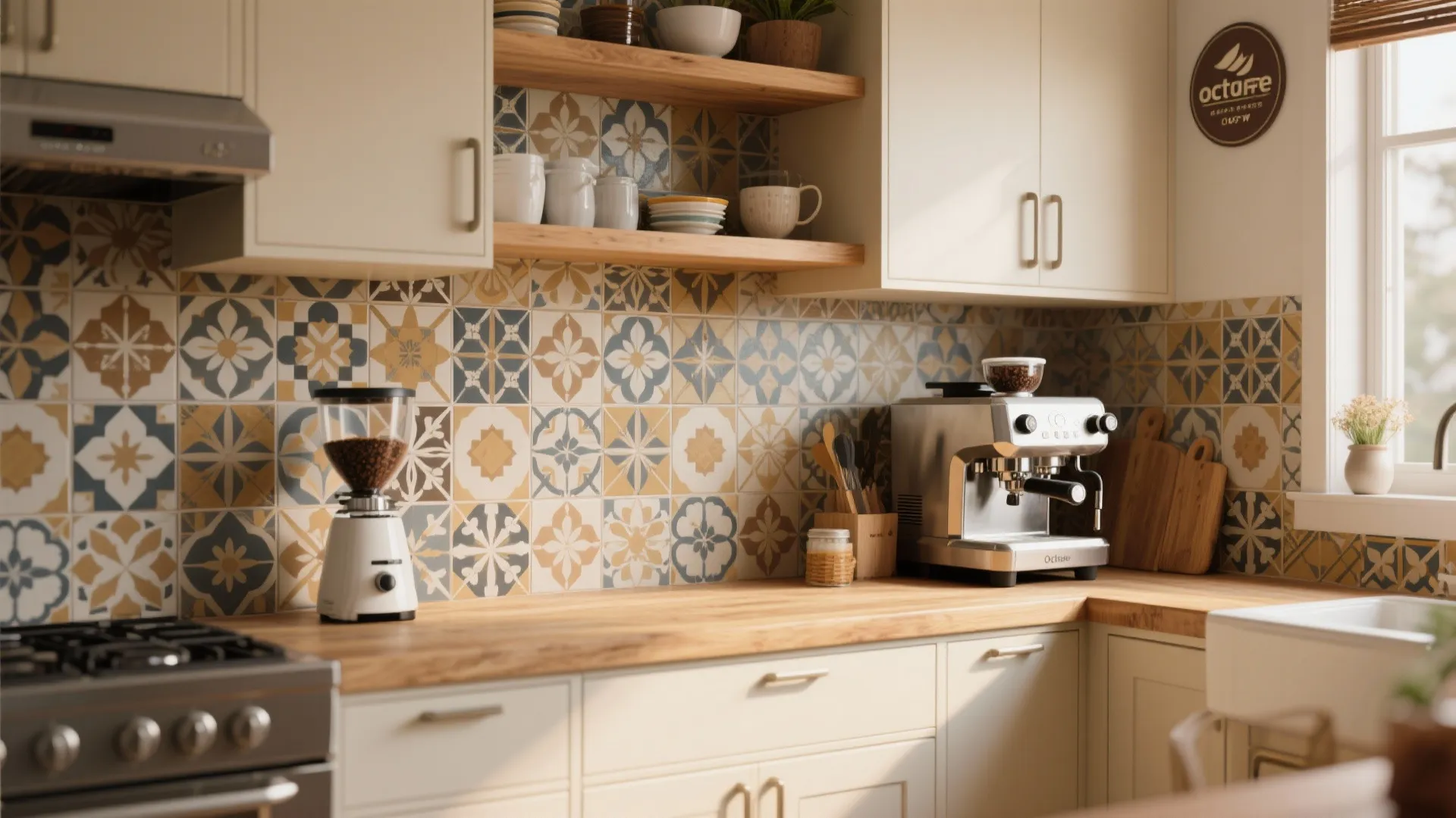 10. Statement Backsplash