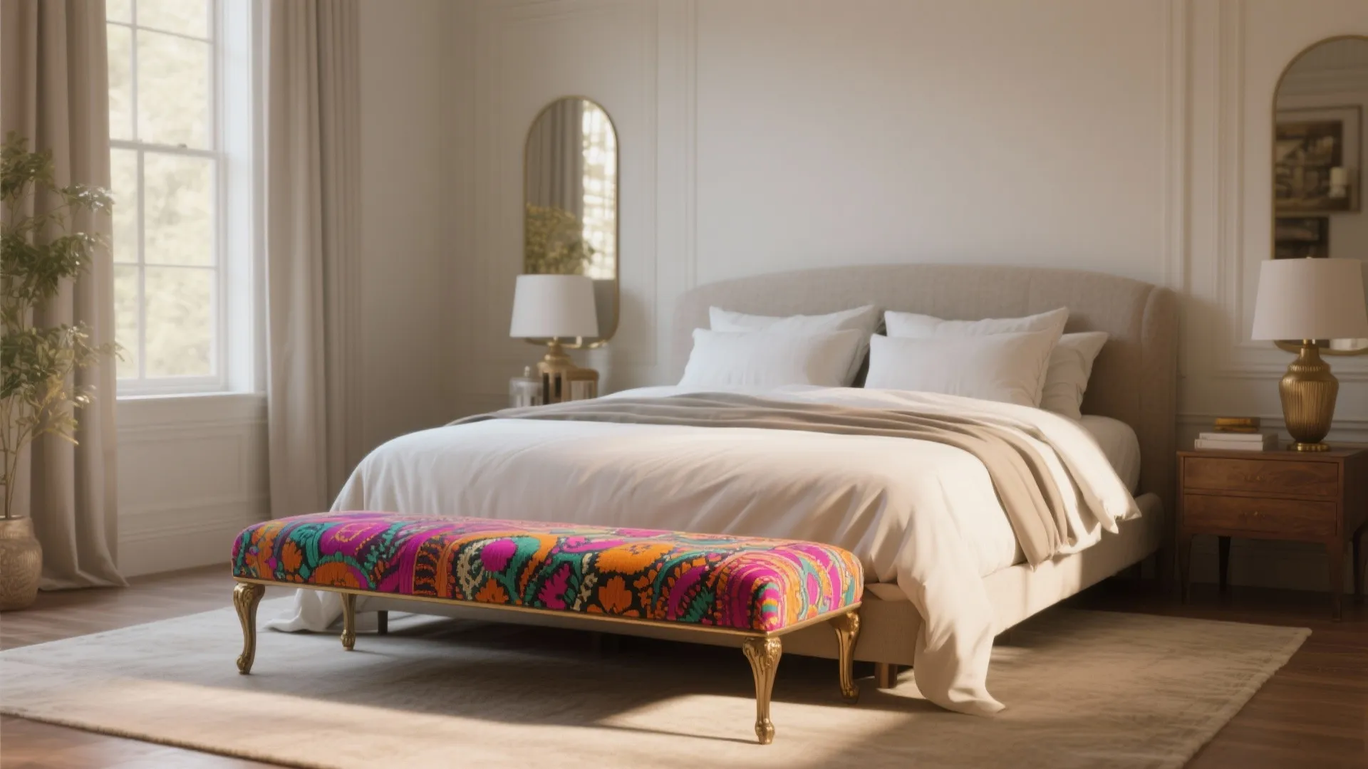 5. Bench as a statement piece