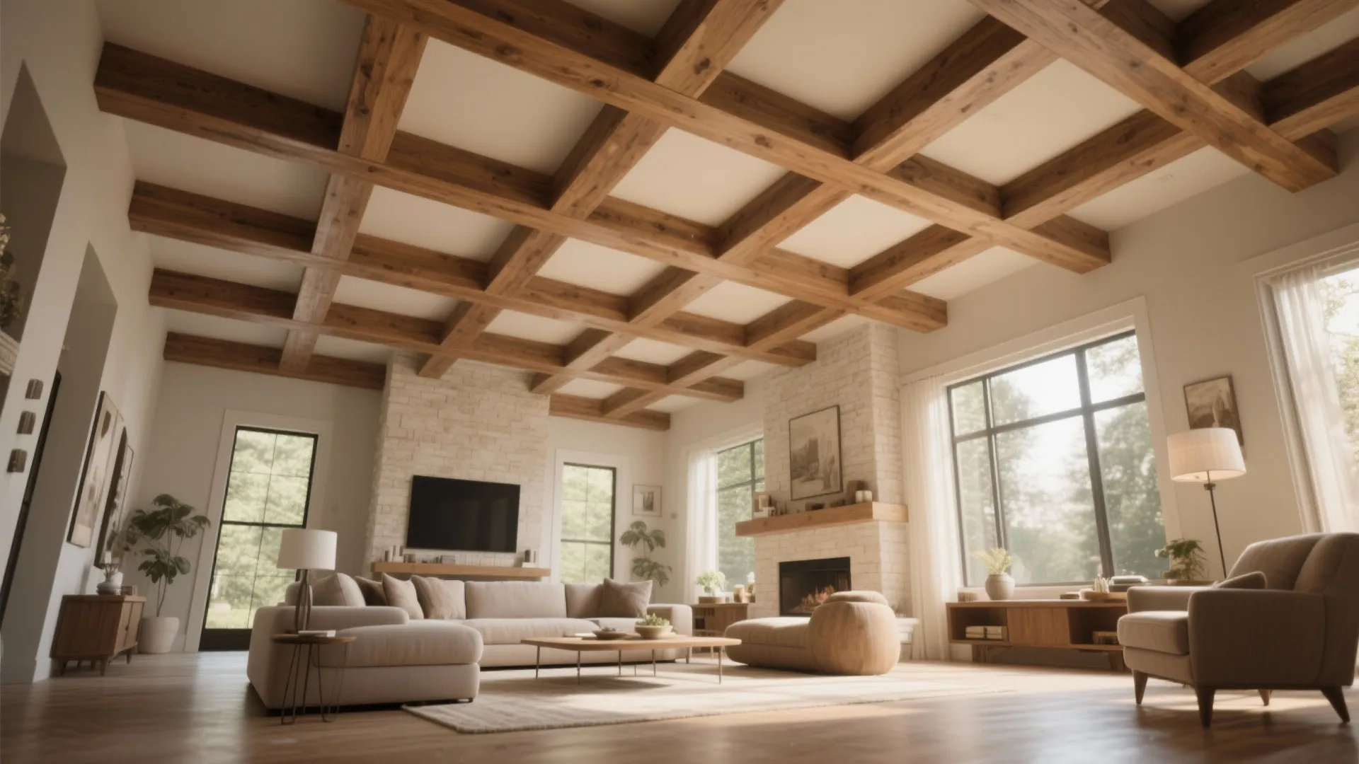 3. Statement Ceiling Treatments