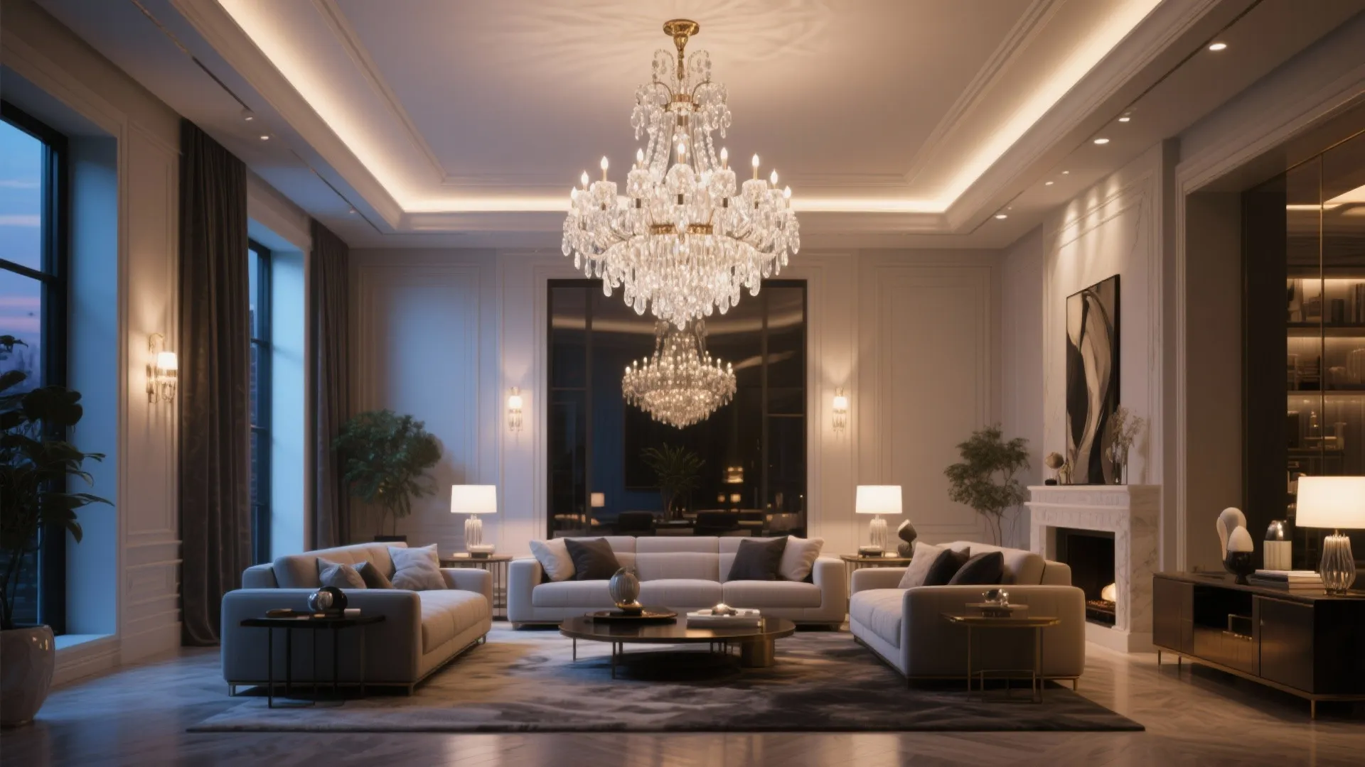 6. Statement Chandeliers
